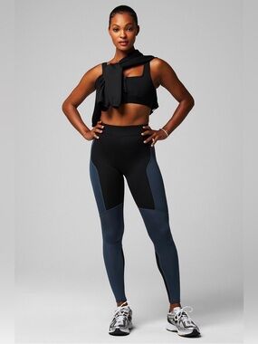 Fabletics Atlantis Scuba Seamed High-Waisted Legging